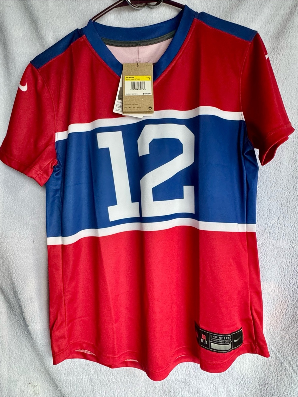 Women’s Red & Blue Athletic Jersey